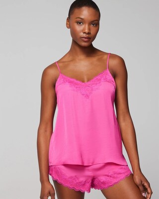 Lace-Trim Pajama Cami | Soma
